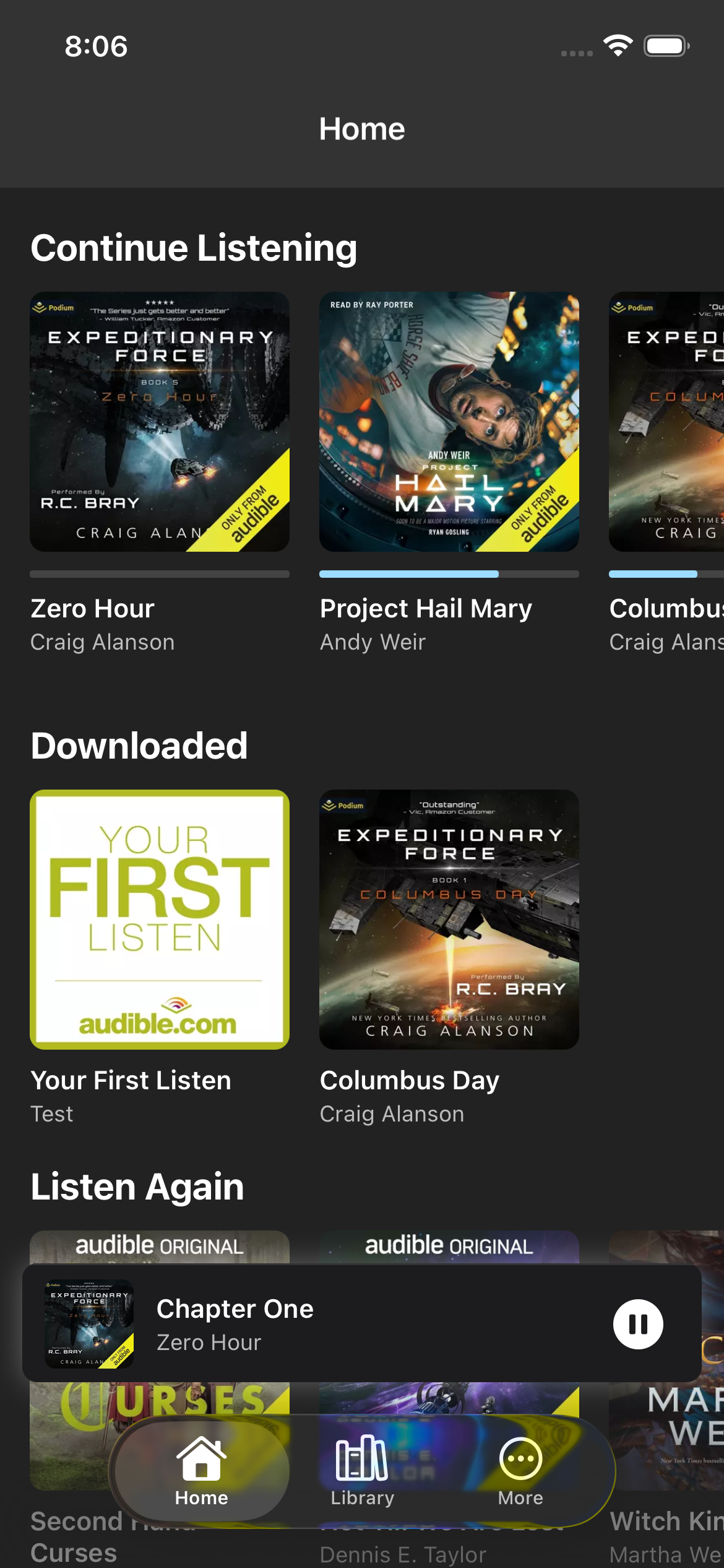 Downloads view
